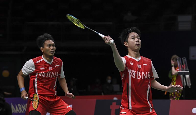 Hasil Piala Thomas 2022: Ahsan/Kevin Tumbang usai Duel Sengit, Indonesia 0-2 India