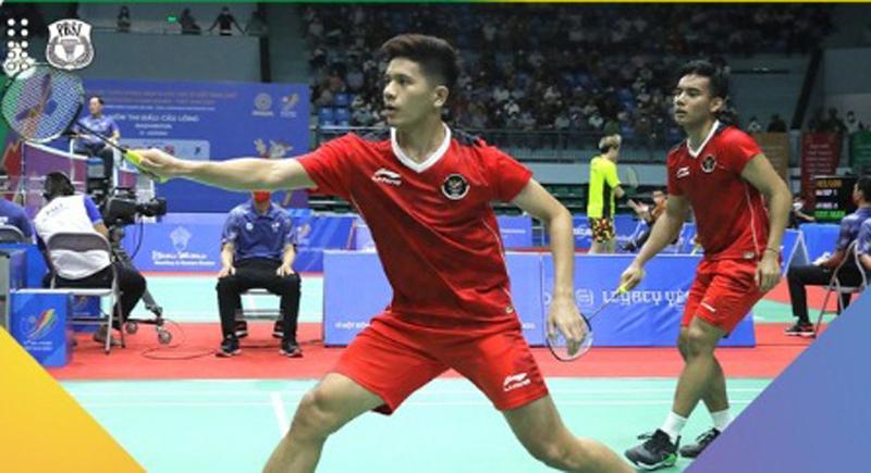 Hasil Bulu Tangkis SEA Games 2021: Pramudya/Yeremia Menangi Duel Sengit, Indonesia 1-1 Thailand