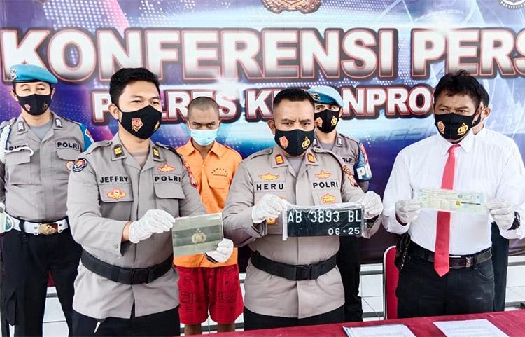 Kurang dari 24 Jam, Polres Kulonprogo Ungkap Kasus Curanmor