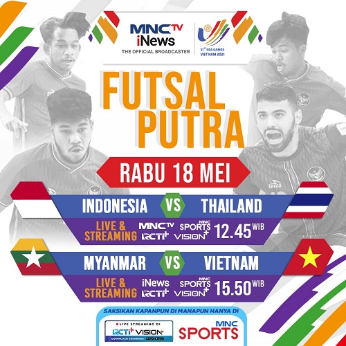 Jangan Lupa! Tim Futsal Putra Indonesia Vs Thailand Perebutkan Medali Emas SEA Games 2021 Hari Ini