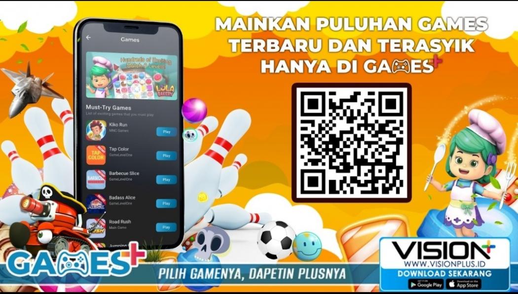 Yuk Download Vision+ dan Mainkan Games Terbaru di Games+!