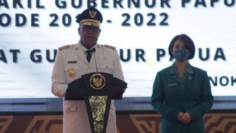 Sertijab Pj Gubernur Papua Barat, Ini Pesan Mandacan ke Waterpauw