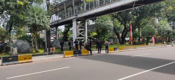 3.800 Personel Dikerahkan Amankan Demo Tolak BBM di Patung Kuda