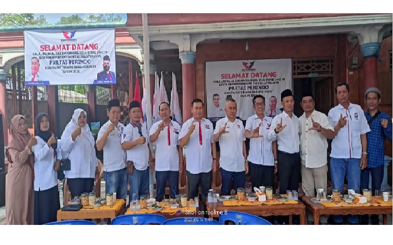DPD Perindo Lampung Gelar Halalbihalal, Begini Keakraban Para Kader 