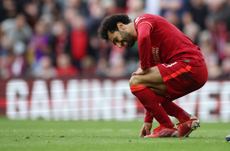 Ekspresi Mo Salah Viral, Raut Gembira Sirna usai Tahu Skor Man City Vs Aston Villa