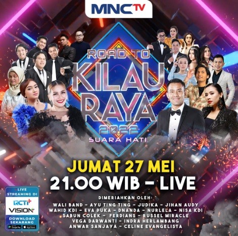 Bertabur Bintang di Road To Kilau Raya MNCTV