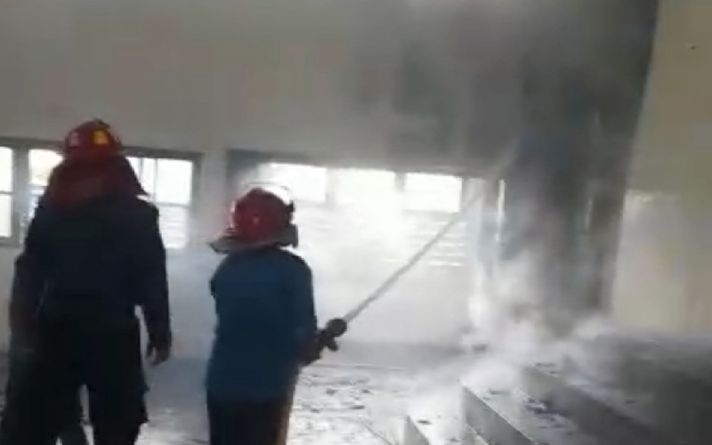 Gedung Juang 45 di Pematangsiantar Nyaris Ludes Terbakar 