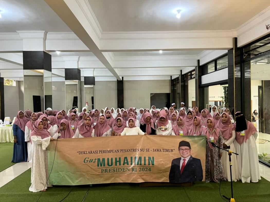 Perempuan Pesantren NU Se-Jawa Timur Deklarasi Dukung Gus Muhaimin Capres 2024