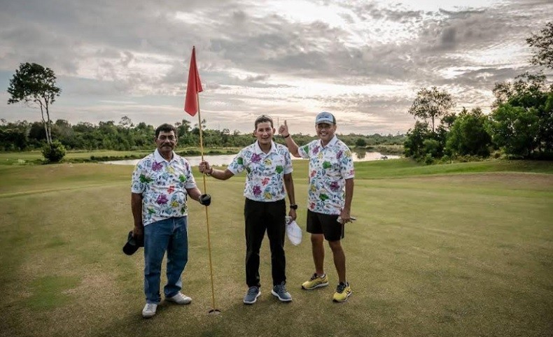 Menparekraf Sandiaga Uno Jajal Golf di Belitung, Berharap Ada Event Tahunan