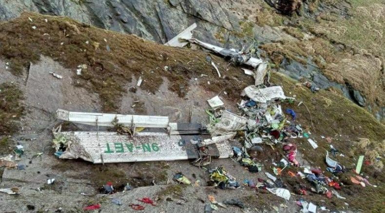Pesawat Hilang di Nepal Dipastikan Jatuh Hantam Pegunungan, 14 Jenazah Ditemukan