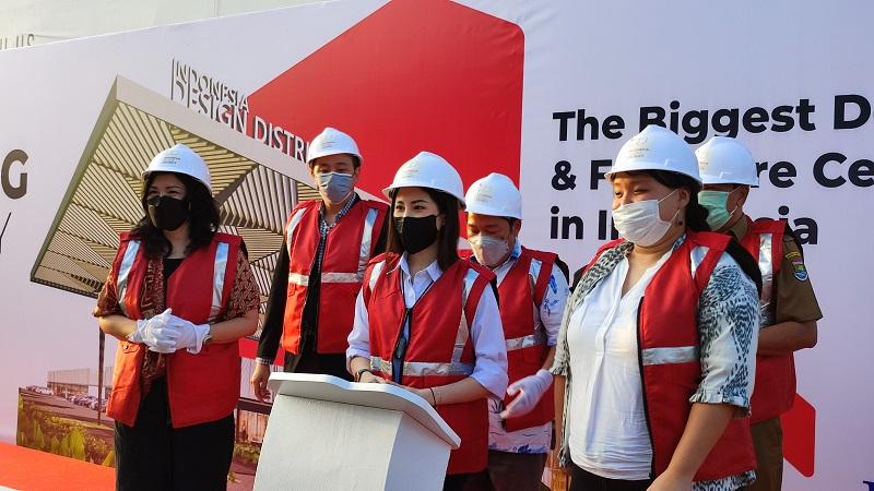Wamenparekraf Lakukan Peletakan Batu Pertama Proyek Indonesia Desain District