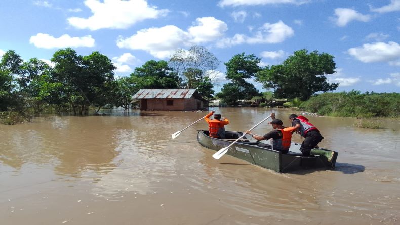Tanggul Bekas Tambang Jebol, 2 Rumah di Belitung Timur Terendam Air