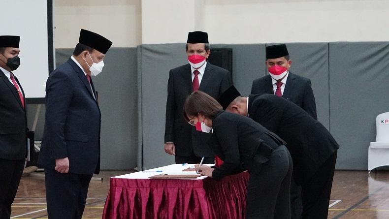 Lantik 5 Penyidik dan 23 Penyelidik KPK Baru, Ini Pesan Firli Bahuri