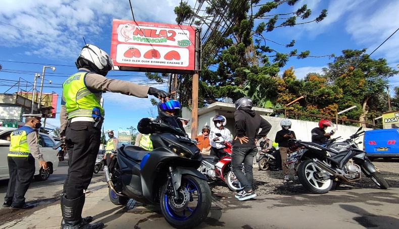 Intensifkan Razia Knalpot Bising, Polres Cimahi Fokus di Wilayah Ini