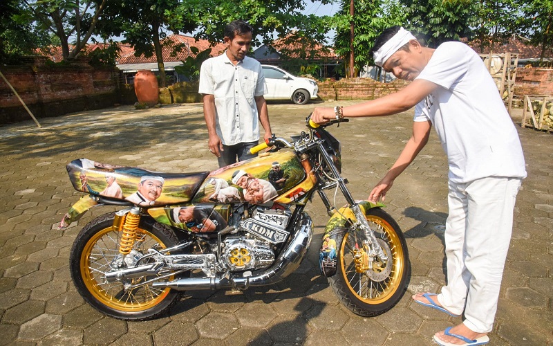 Motor RX King Bertema Dedi Mulyadi Ini 3 Kali Juara Lomba Modifikasi
