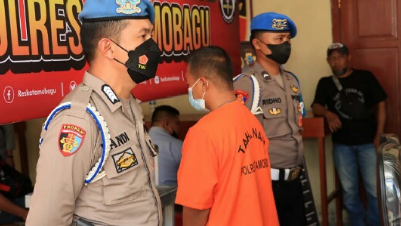 Kembali Beraksi di Gogagoman, Residivis Curanmor Ditangkap Tim Resmob Polres Kotamobagu   