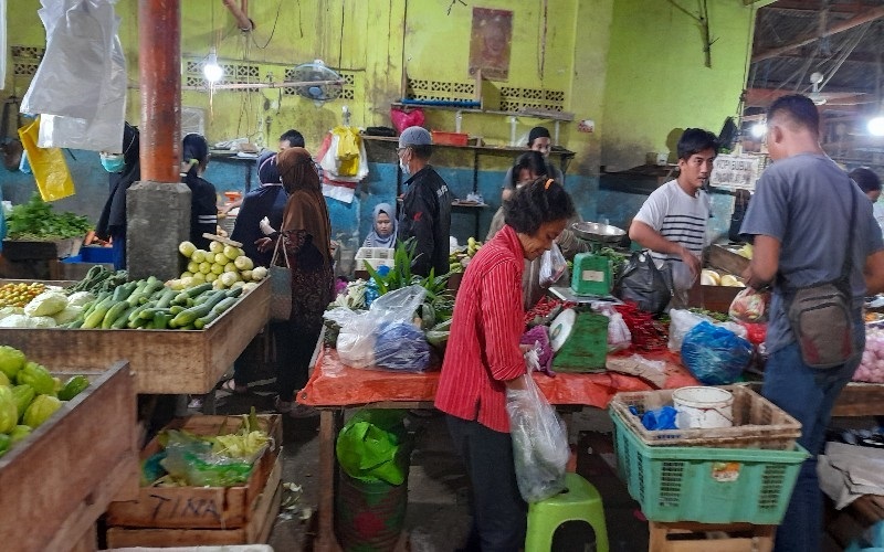 Pedagang Geser ke Jalan, Pasar Tradisional di Palembang Perlu Penataan 