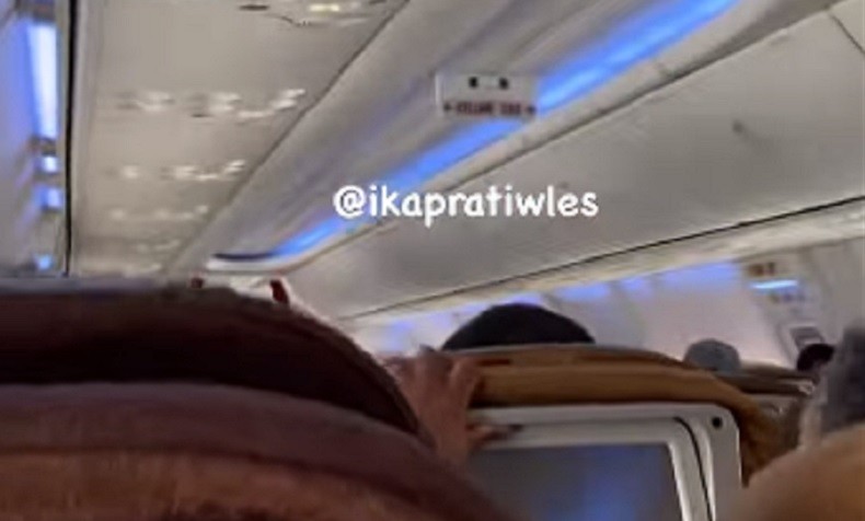 Viral Pesawat Garuda Tujuan Palu Turbulensi, Penumpang Histeris Teriak Allahu Akbar