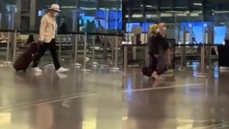 Viral Ridwan Kamil dan Keluarga Terekam di Bandara Hamad Qatar, Netizen: Ikut Sedih Pak