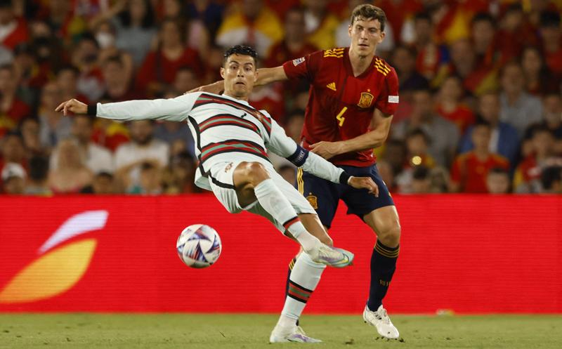 Hasil UEFA Nations League: Spanyol Vs Portugal Imbang, Ronaldo Main dari Bangku Cadangan