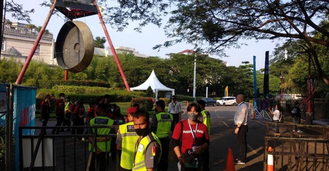 Presiden Jokowi Akan Hadiri Formula E, Petugas Sterilkan Area Parkir 