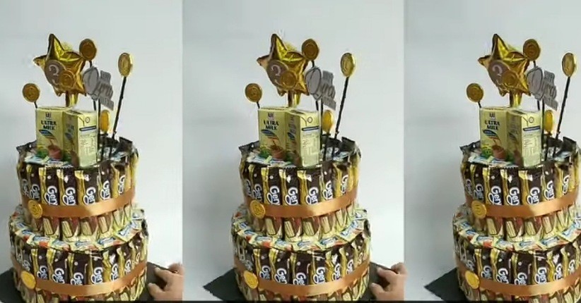 5 Cara Membuat Kue Ulang Tahun dari Snack, Murah dan Mudah