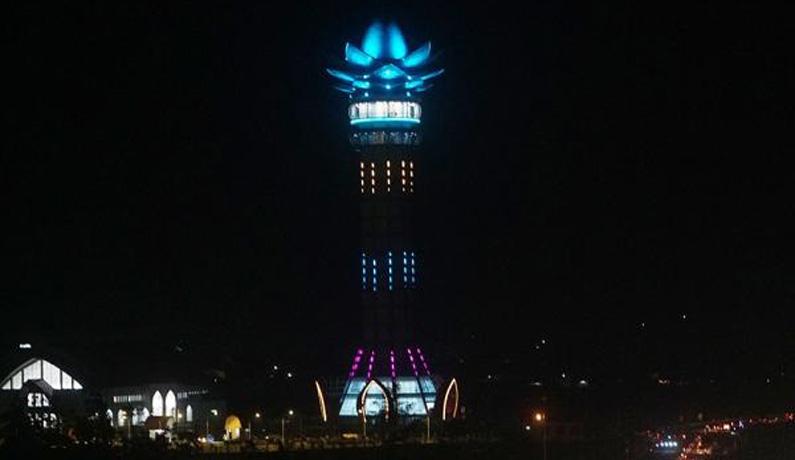  Beredar Kabar Anak Terjatuh dari Menara Pandang Teratai di Purwokerto, Ternyata..