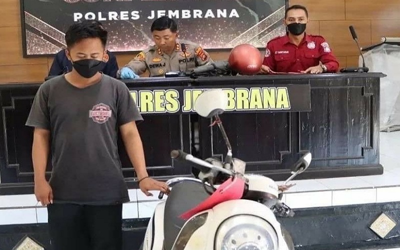 Spesialis Begal Paha Perempuan di Bali Ditangkap, Modus Pepet Korban Pakai Motor