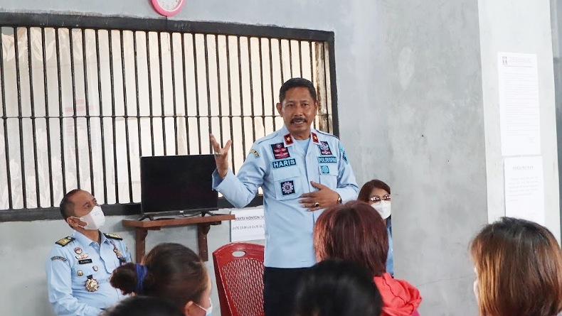 Inspeksi LPP Kelas IIB Tomohon, Ini Pesan Kakanwil Kemenkumham Sulut
