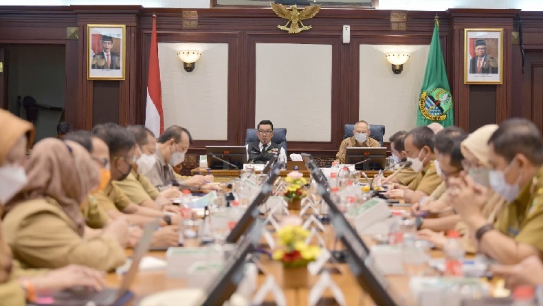 Pascapencarian Eril di Sungai Aaree, Ridwan Kamil dan Jajaran Bahas Masalah Minyak Goreng