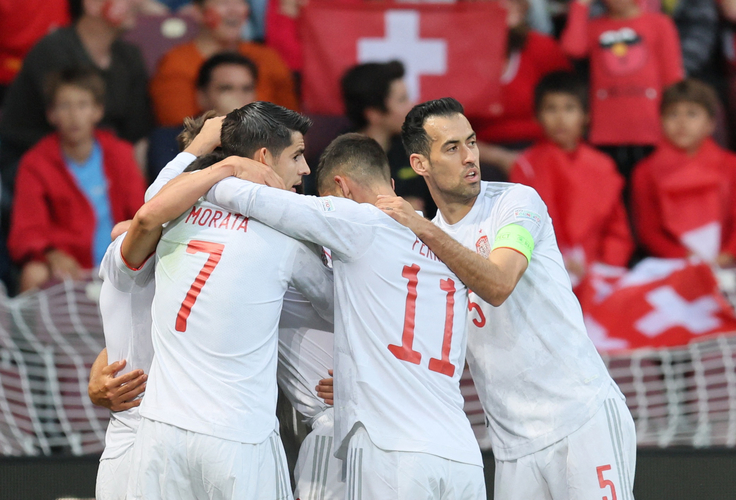 Hasil UEFA Nations League: Spanyol Gilas Swiss, Pablo Sarabia Pahlawan