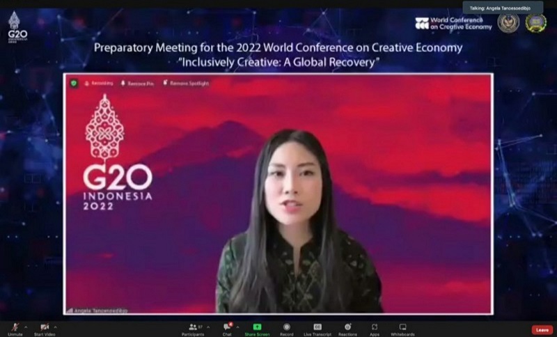 RI Tuan Rumah WCCE 2022, Wamenparekraf Angela Tanoesoedibjo: Raih Perhatian Dunia Atas Potensi Unggulan Ekonomi Kreatif