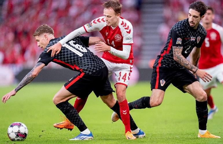 Hasil UEFA Nations League: Drama Gol Dianulir, Denmark Keok Lawan Kroasia