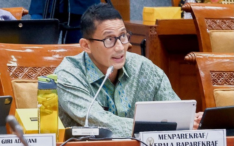 Rapat dengan Komisi X DPR, Menparekraf Sandiaga Uno Paparkan Peralihan Pagu Anggaran 2023 untuk Genjot Desa Wisata