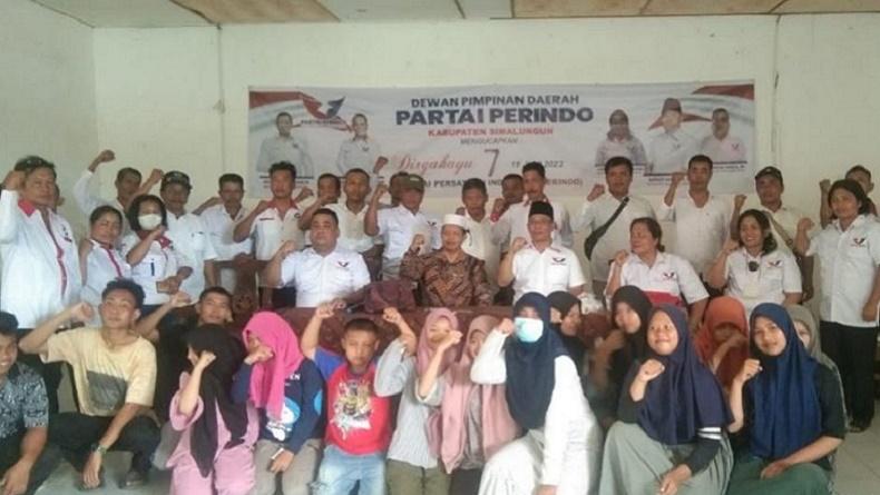 Rayakan HUT ke-7 Perindo Sumut, Perindo Simalungun Berbagi Bersama Anak Panti Asuhan