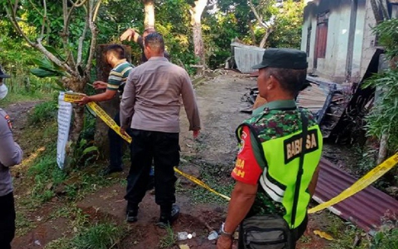 Rumah Warga Buleleng Dibakar Massa, 3 Terduga Pelaku Diamankan