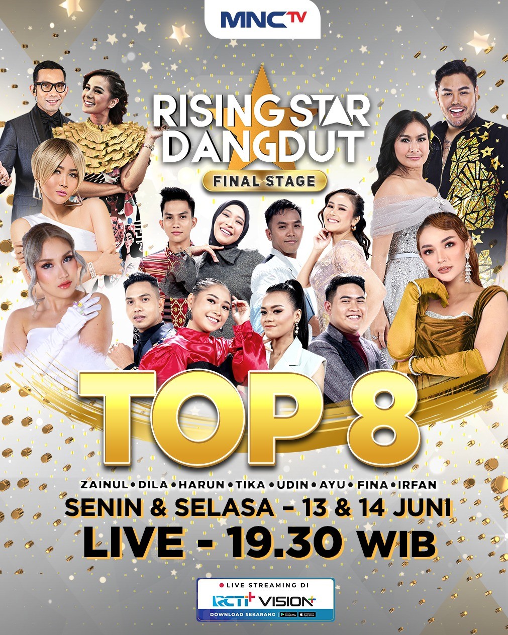 Malam Nanti Siapakah yang Tereliminasi? Saksikan Rising Star Dangdut di MNCTV