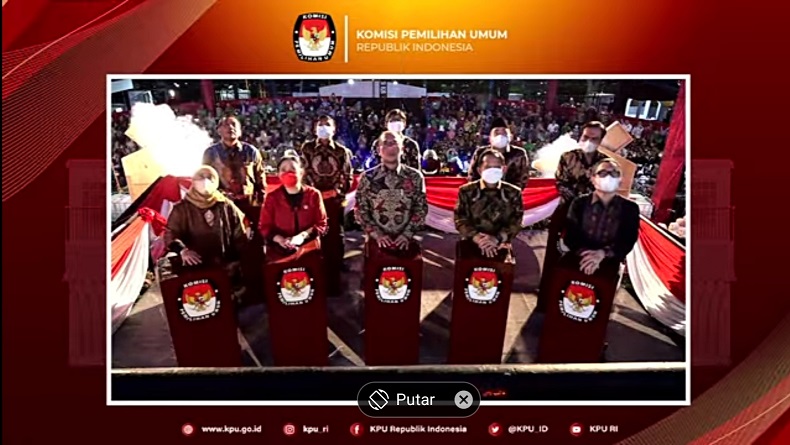 KPU Resmi Buka Tahapan Penyelenggaraan Pemilu 2024