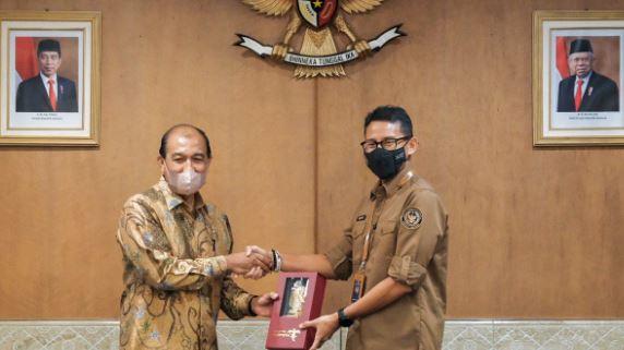Temui Wakil Ketua I DPD, Sandiaga Uno Bahas Pengembangan Potensi Wisata Maluku