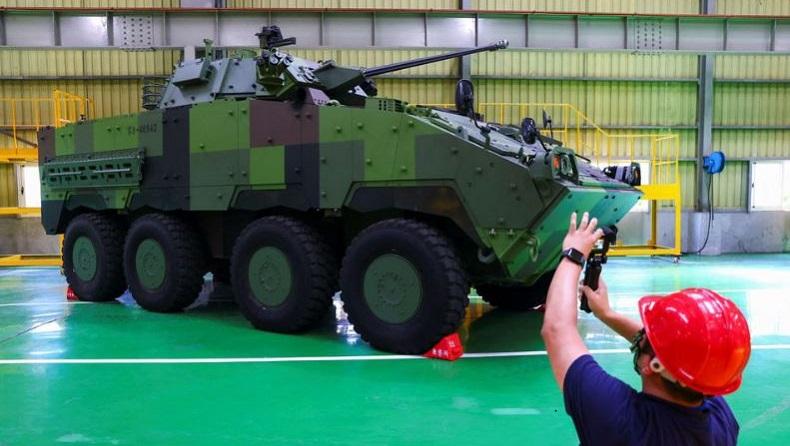  Bersiap Hadapi China, Taiwan Pamerkan Kendaraan Lapis Baja Produk Dalam Negeri 