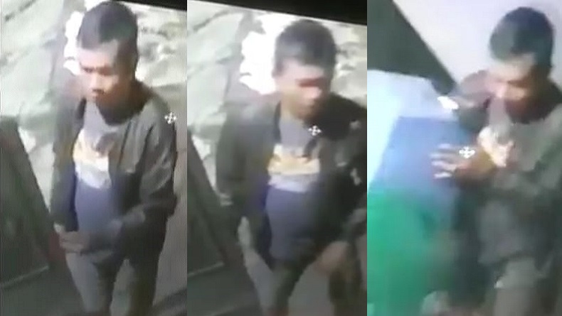 Pencuri Kotak Amal Masjid Beraksi di Batununggal Bandung, Tampangnya Terekam CCTV