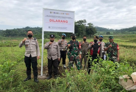 Satgas BLBI Sita Tanah Obligor Trijono Gondokusumo di Bogor