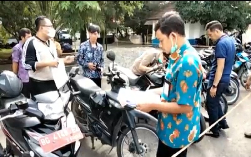 Ribuan Kendaraan Dinas Pemkab Lahat Diperiksa, Ada Temuan Langsung Ditarik