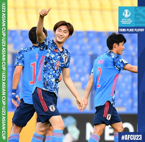 Timnas Jepang Peringkat 3 Piala Asia U-23 usai Libas Australia