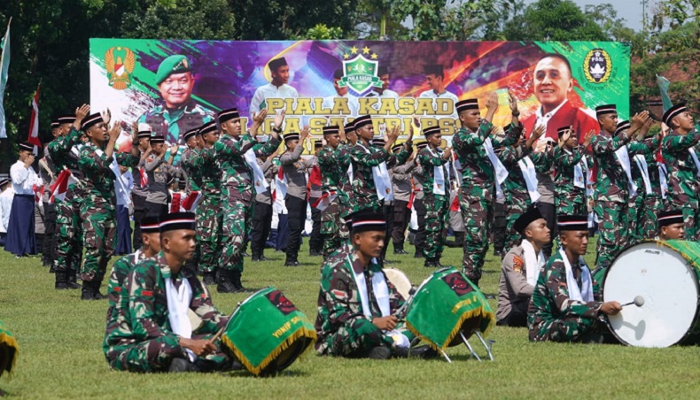 KSAD Jenderal Dudung Buka Langsung Kick Off Liga Santri di Jombang 20 Juni