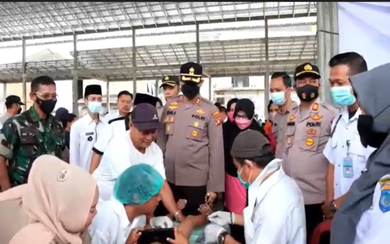 Polres OKI Sambut HUT Ke-76 Bhayangkara dengan Sunatan Massal 