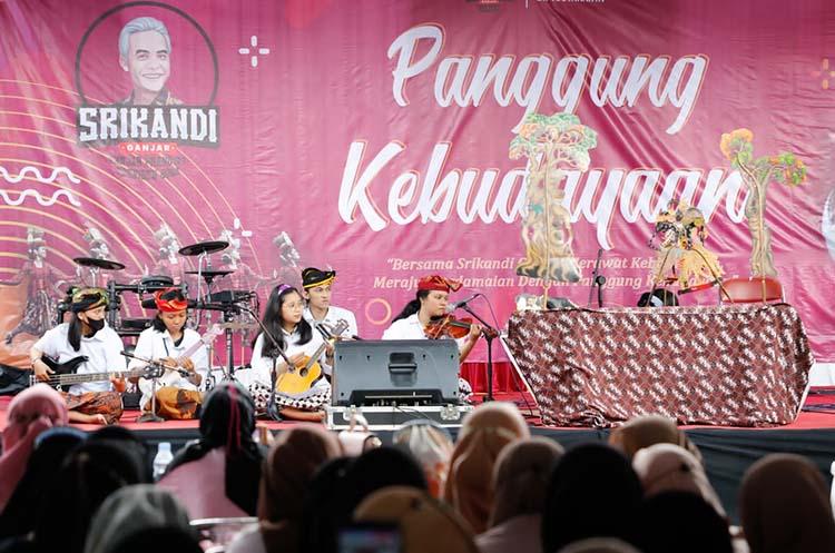 Jaga Eksistensi Seni Budaya, Srikandi Ganjar DIY Gelar Panggung Kebudayaan 