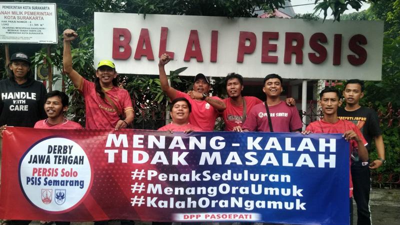  Sambut Derbi Jateng Persis Vs PSIS, Pasoepati Kampanye Menang-Kalah Tidak Masalah