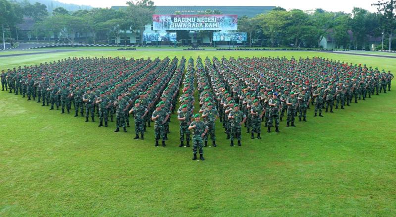 Apel Dansat Jajaran TNI AD di Akmil, KSAD: Pemimpin Itu Bukan Hanya Status
