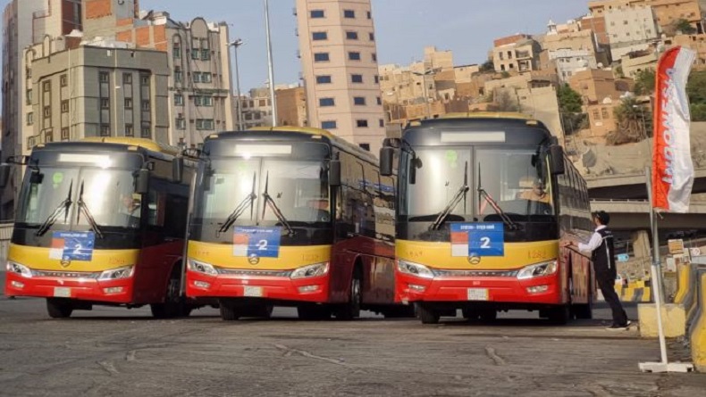 80 Bus Siap Angkut Jemaah Haji Kloter Tambahan ke Makkah